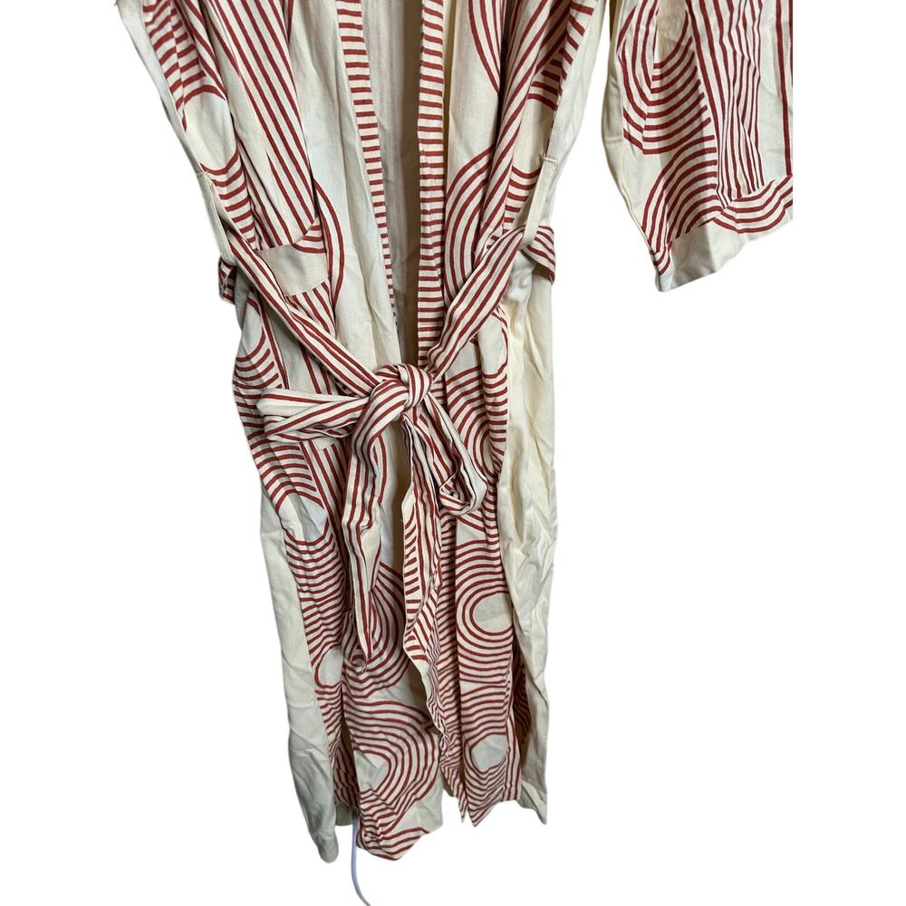 Block Shop Textiles Poiret Robe size XXL/XXXL Geometric Hand Printed - Picture 5 of 13